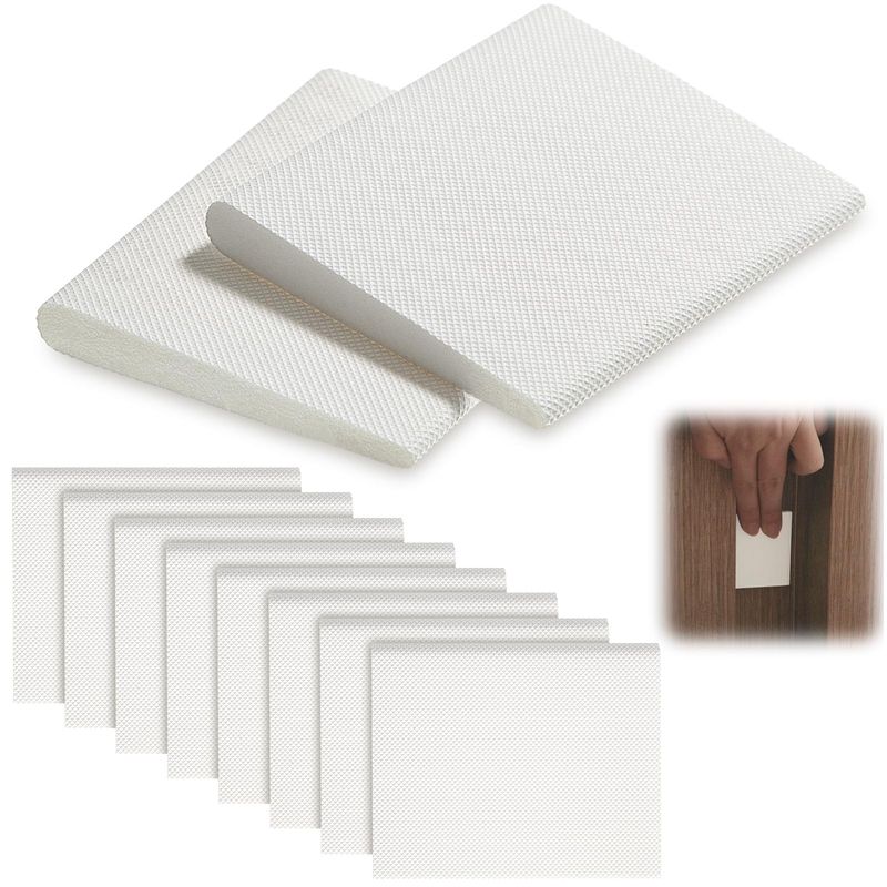 Zonon 8 Pieces Self-Adhesive Door Corner Seals Weather Stripping Draft ...