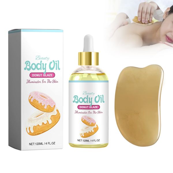 Body Oil Ätherische Öle zur Körperpflege, Befeuchtung und Straffung der Haut, Ätherische Öle zur Körpermuskelmassage, Körperöle zur Entspannung und Körperpflege 120ml