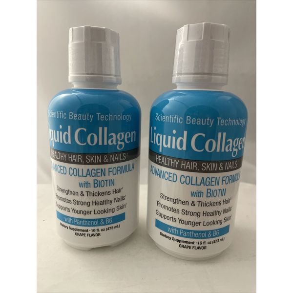 Scientific Beauty Technology Liquid Collagen Biotin+Panthenol+Vitamin B6+C (2x)