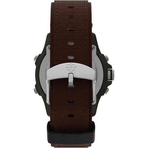 Timex Men's T45181 Expedition Resin Combo Brown/Green Nylon Strap Watch