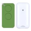 ZWP Replacement Remote Control fit for Nice Apollo Inti 2-Channel Rolling Code Systems INTI2/A with Battery (Green)