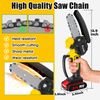 4 inch Mini Chainsaw with 2 Battery, Portable Cordless Lightweight Handled Chain Saws
