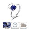 Philip Jones Lapis Adjustable Ring with Quote Card
