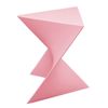 LeisureMod Randolph Modern Triangle End Table in Pink Set of 2
