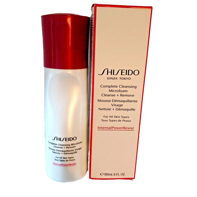 Shiseido Complete Cleansing Microfoam Cleanse + Remove - Size 180mL / 6 Oz.