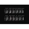 600 Pieces Extra Long Stiletto Straight Pointed Full Cover NATURAL Press On Acrylic False Nails Tips - Professional Salon & Home Use.