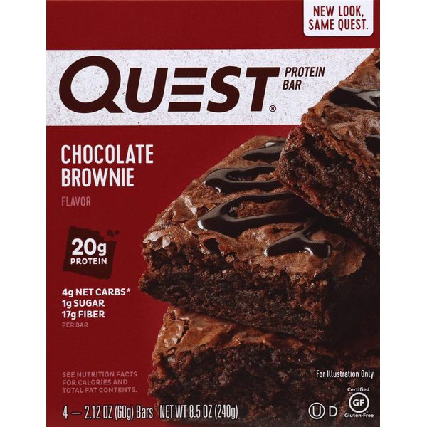 Quest Nutrition Protein Bar, Chocolate Brownie, 12 Count