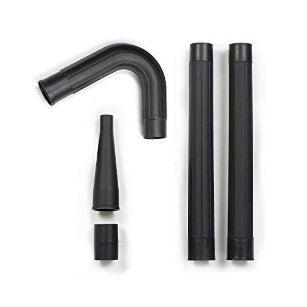 WORKSHOP Wet/Dry Vacs Vacuum Gutter Cleaning Kit WS25051A 2-1/2-Inch Wet/Dry Shop Vacuum Accessories Designed For Gutter Cleaning, Black