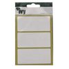 White Labels 34x75mm 232430
