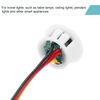 sourcing map DC 12V Touch Dimmer Switch 16mm Diameter Snap-in Mount White for LED Lights Strip Lights