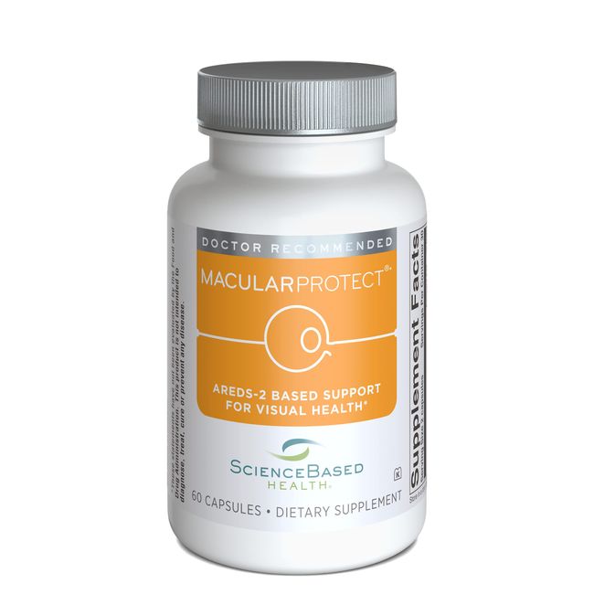 MacularProtect AREDS2 Vitamin & Mineral Supplement - Includes Trio of B Vitamins for Added Macular Health Support - 60 Capsules