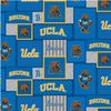 NCAA UCLA Patch Fleece Fabric by the Yard