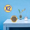 TechAffect Light Up Compact Mirrors - Handbag Vanity Magnifying Mirrors with Light - 2 pack