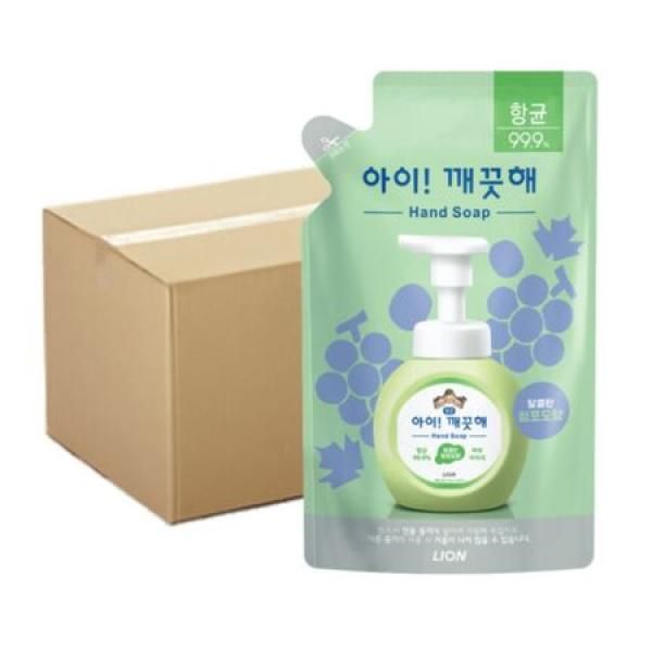 Hand sanitizer 200ml refill green grape scent x24 (1 box)