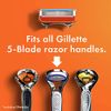 Gillette Fusion5 Men's Razor Blades, 4 Blade Refills