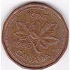 Royal Canadian Mint 1985 One Cent Canadian Maple Leaf Copper Coin
