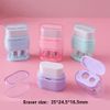 4 PCS Manual Pencil Sharpener with Eraser, Double Hole Multicolored Sharpener wi
