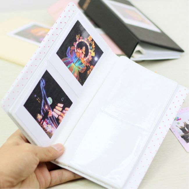 64 Pockets for Polaroid Photo Album Mini Instant Picture Case