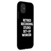 iPhone 11 Retired Recording Studio Setup Worker Smartphone Case