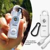 POLICE Personal Alarm Keychain Rechargeable Flashlight Emergency Siren 2 PACK