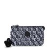 Kipling Creativity L Large Purse, Pouches, Cases, Holiday Waves (Blue)