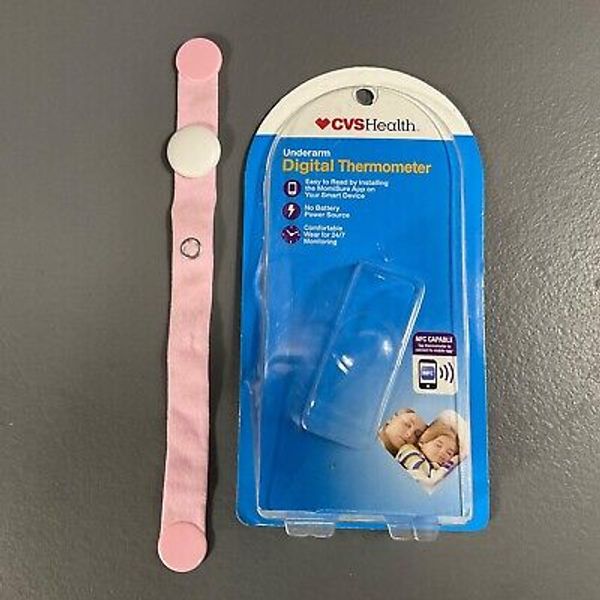 CVS Health Underarm Digital Thermometer No Battery Power Source Comfortable