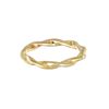 Elli Filigree Stacking Gold Twist Ring, 52, Brass, No Gemstone