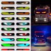 2PCS Devil Eyes Light for Cars Car Window Flexible LED Display Screen Panel New