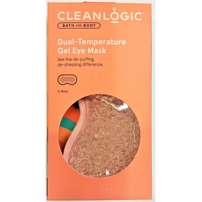 Clean Logic DUAL-TEMPERATURE GEL EYE MASK (DE-PUFFING DE-STRESSING) Orange