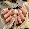 Pack of 24 Girly Nails, Personality, Unique Nails, Constellations, Decoration, Elegant, Yumagana, Outdoor Banquet, Kimono, Japanese Clothing, Medium Length, False Claws