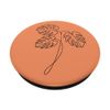Monstera Leaf Tropical Plant Papaya PopSockets Swappable PopGrip