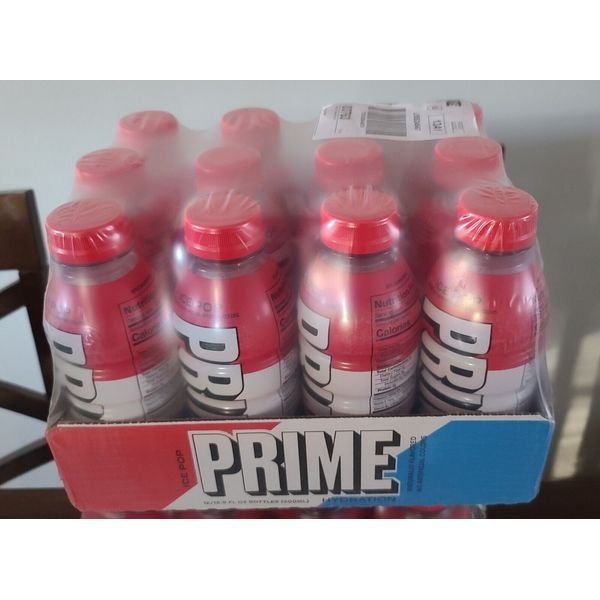 PRIME Hydration Drink Ice Pop Brand New 12 Pack Logan Paul / KSI