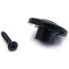 Bass Guitar String Trees String Retainer Guides with Mounting Screws Black 2Pcs