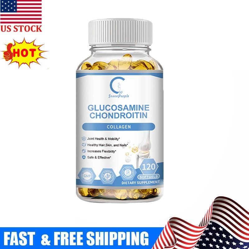 Turmeric Joint Support 2100mg Glucosamine Chondroitin MSM Triple Strength Joint Support With Turmeric - 2100mg, All Natural Capsules Glucosamine- Chondroitin