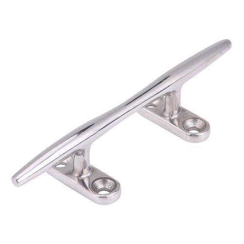 Tbest Cleats for Boats, Cleat, Boat Lamp, Boat Lamp, Stainless Steel Cleat, 5 Inch Fixed Cleat, 316 Stainless Steel, Heavy Duty Hollow Base Clamp for Boats, Marine Yacht