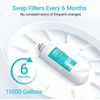 AQUA CREST OCS2 Under Sink Water Filter,Fits Everpure 2CB5, 2H-L