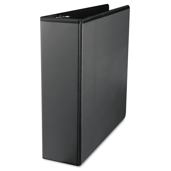 Universal UNV20747 11 in. x 8.5 in. 3 in. Capacity 3-Slant D-Ring View Binder - Black