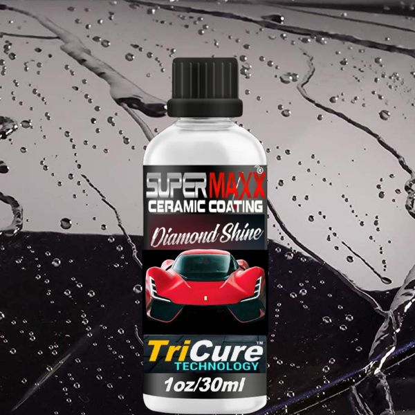 CERAMIC CAR COATING 5 YEAR NANO 9H SCRATCH RESISTANT TRICURE TECHNOLOGY 1OZ/30ML