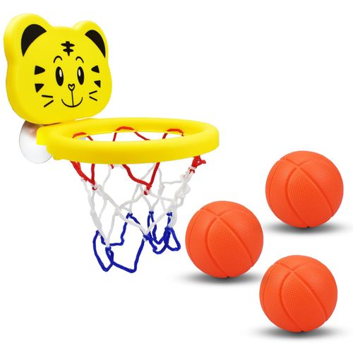 Basketball Hoop Bath Toy for 1-3 Year Old Baby Bath Toy 6 12 Month Basketball Hoop Toy Gifts 2 3 4 Basketball Water Game Bath Toys Set Gift for Baby Toddler Boys Girls 1 2 3 Baby Bath Toy (tiger)