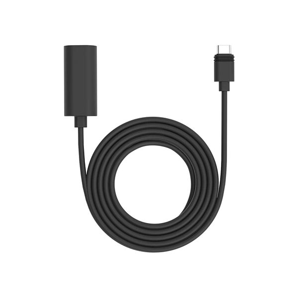 Ring USB-C-Verlängerungskabel für USB-C-Solarpanels und -Sicherheitskameras, schwarz – Kompatibel mit Solarpanel (USB-C), dem kleinen Solarpanel (USB-C), Spotlight Cam Plus und Spotlight Cam Pro