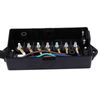 RV 7 Way Plug Inline Pre-Wired Trailer Cord Junction Box w/12 Foot Cable
