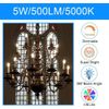 Daylight 5000K Dimmable Led Chandelier Light Bulbs B10 Candle Shape 8 Pack