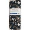 5pc Set: 1 Microfiber Drying Mat, 2 Towels & 2 Dishcloths, COFFEE THEME, SL