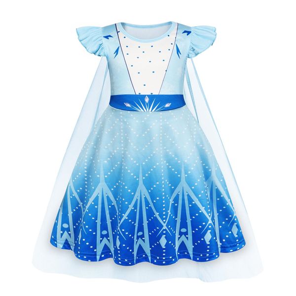 WonderBabe Princess Costumes Birthday Party Dress Up for Little Girls Princess Dresses Fancy Dress Up Clothes for Christmas Party Cosplay size 2-3t