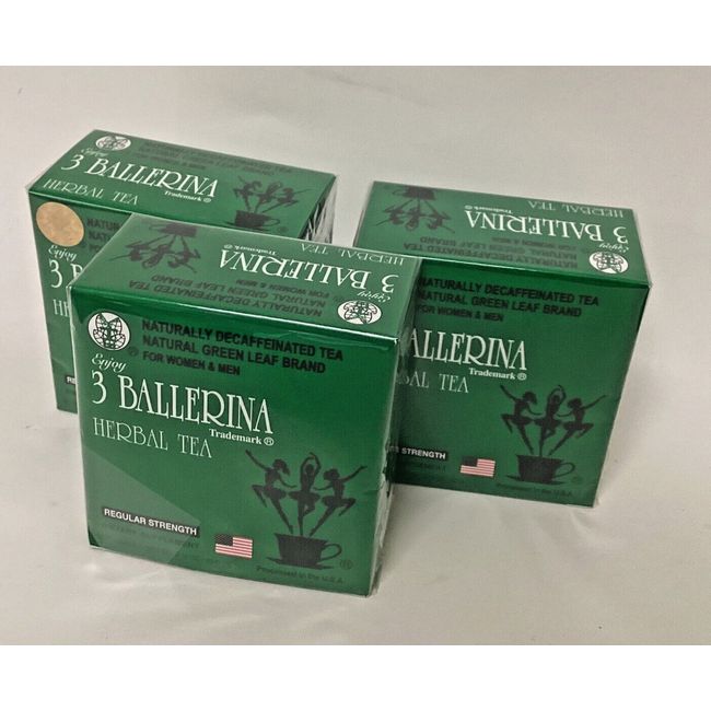 3 Ballerina Tea Dieters’ Drink (Regular Strength) -  3 Boxes x 30 Tea bags