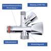 'VARIOSAN HEKO-11114 Combination Angle Valve DN15 1/2 – Chrome Plated