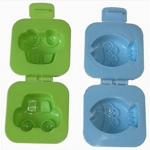 Japanese Car & Fish Plastic Egg Mold for Bento Box #1271