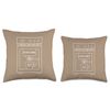 Coffee Maker Machine Minimalist Chalkboard Line Art Espresso Throw Pillow