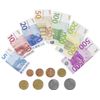 Euro Play Money - Bank Notes & Coins - 116 Pieces