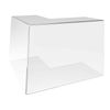 Clear Acrylic Corner Food Guard Sneeze Screen (500mm)